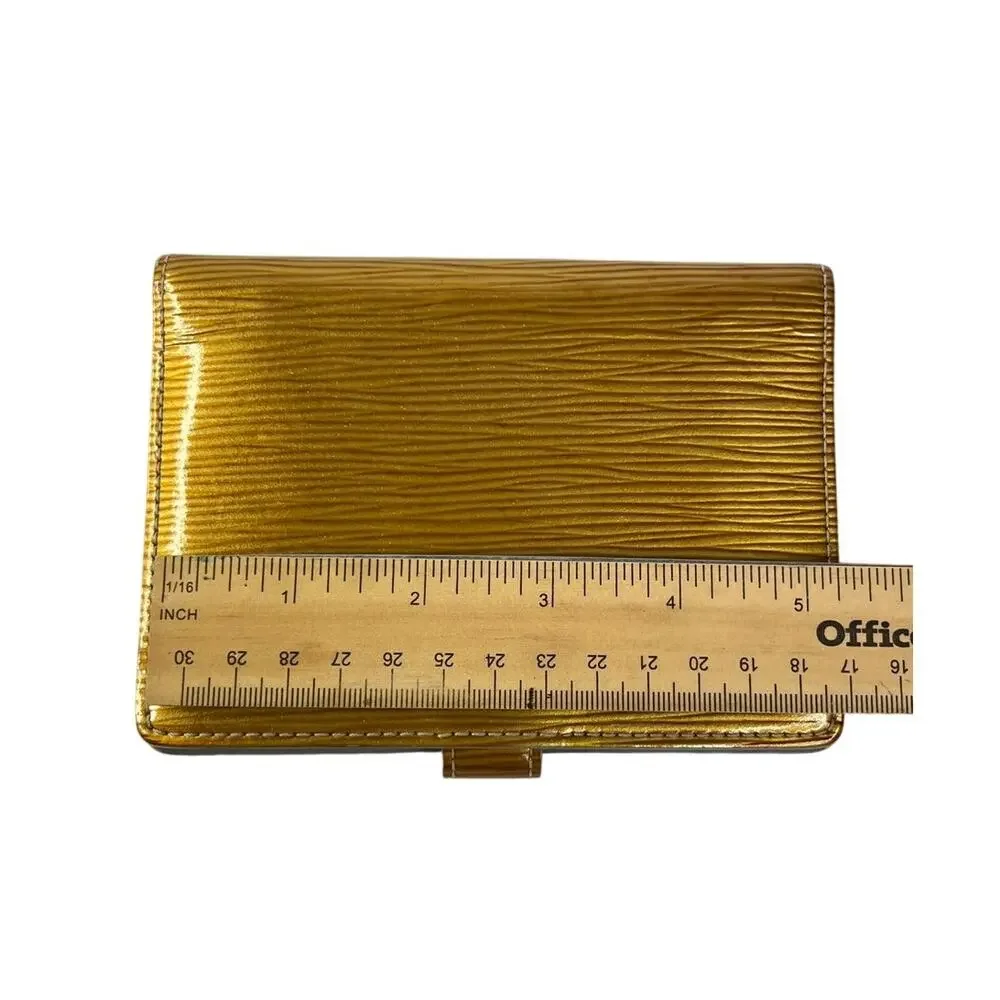 Louis Vuitton Cyber Epi Millennium Agenda PM Gold M99081 Limited Edition 2000